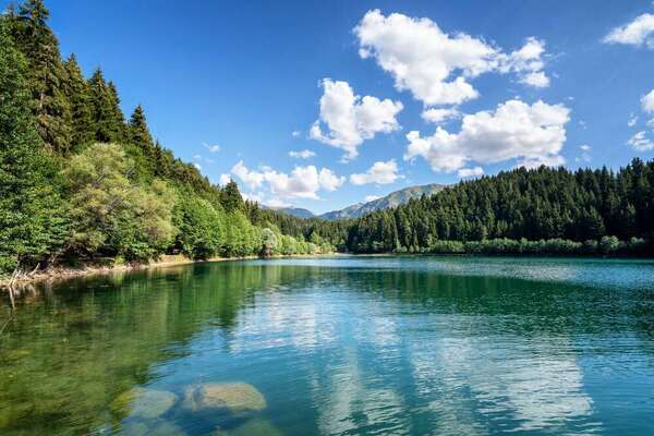 Black lake, Durmitor National Park, Zabljak, Montenegro,